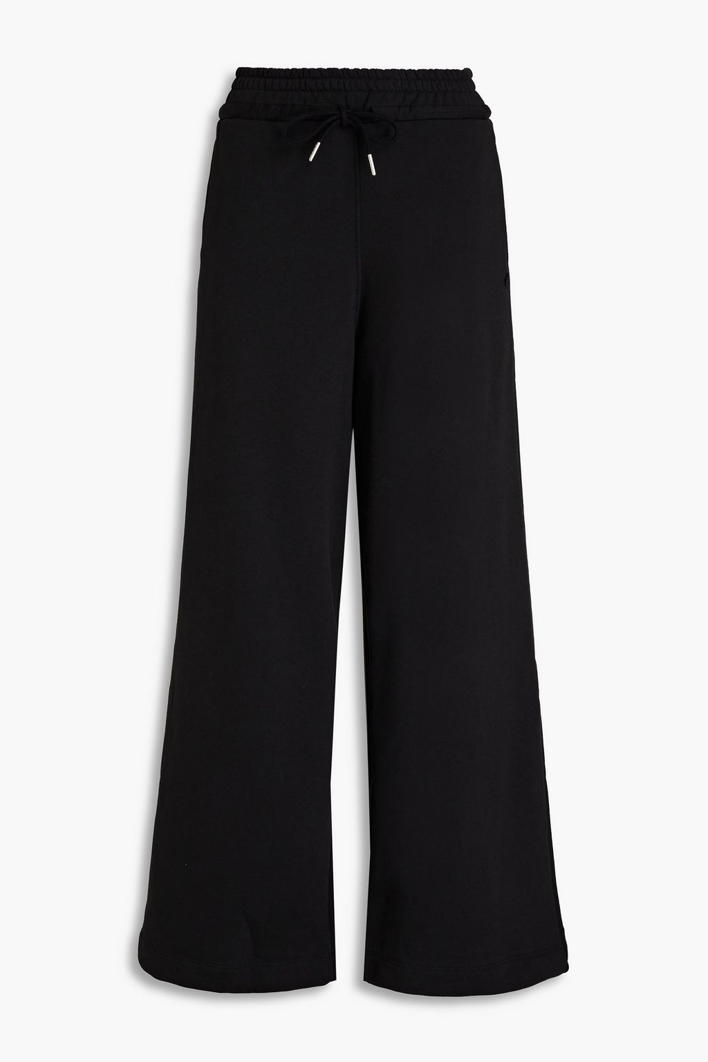 ADIDAS ORIGINALS French cotton-blend terry wide-leg pants