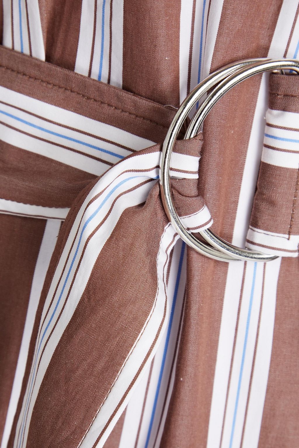 SAMSØE Φ SAMSØE Malene striped organic cotton-poplin midi dress