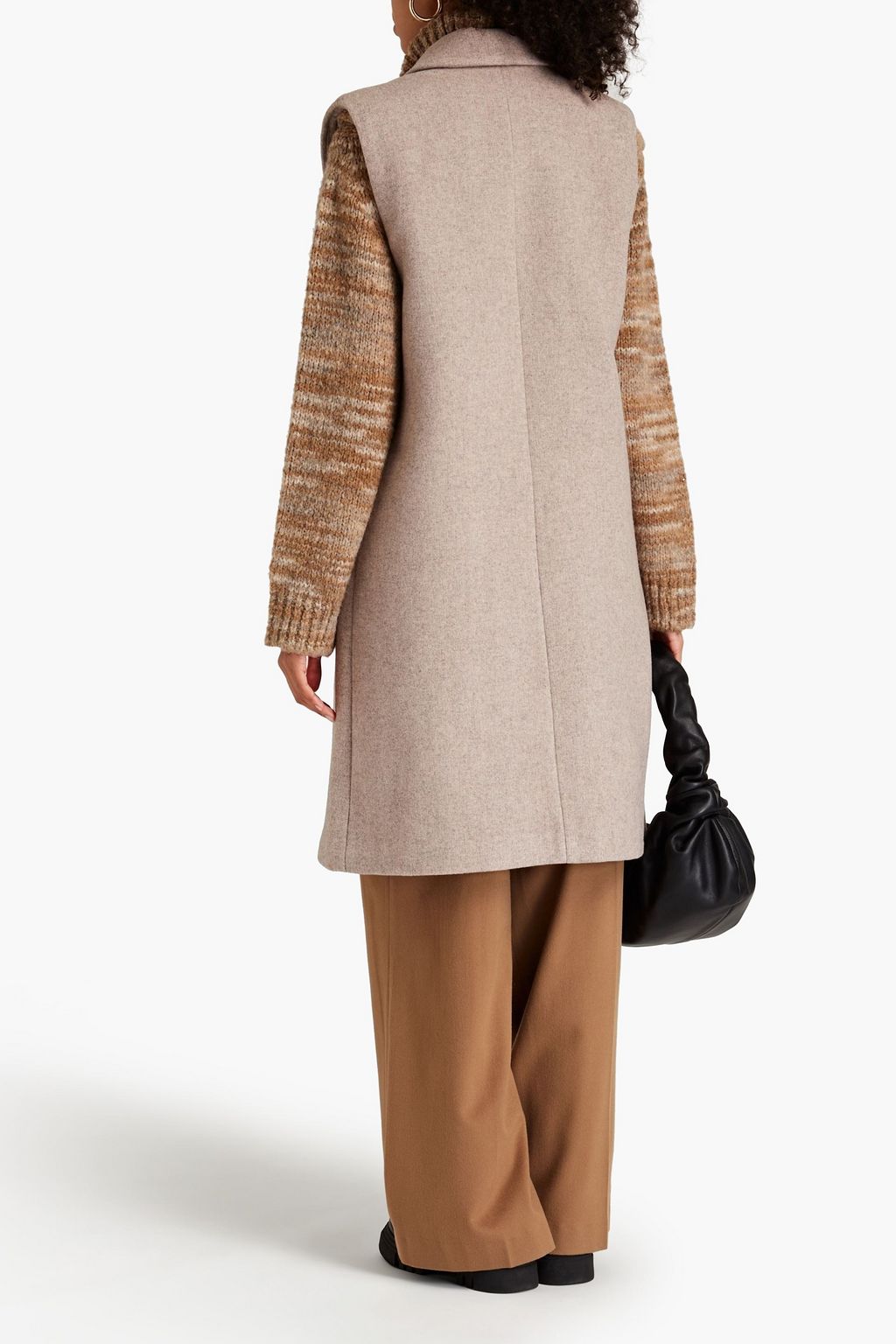 SAMSØE Φ SAMSØE Valery mélange wool-blend felt vest