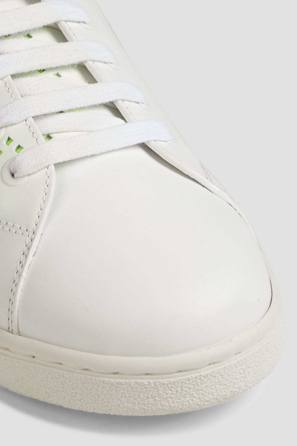 VALENTINO GARAVANI Backnet perforated leather sneakers