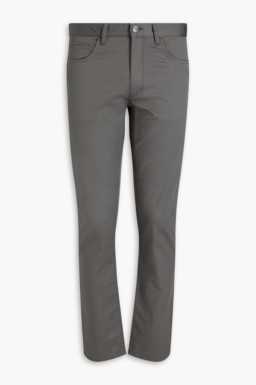 THEORY Slim-fit stretch cotton-twill pants