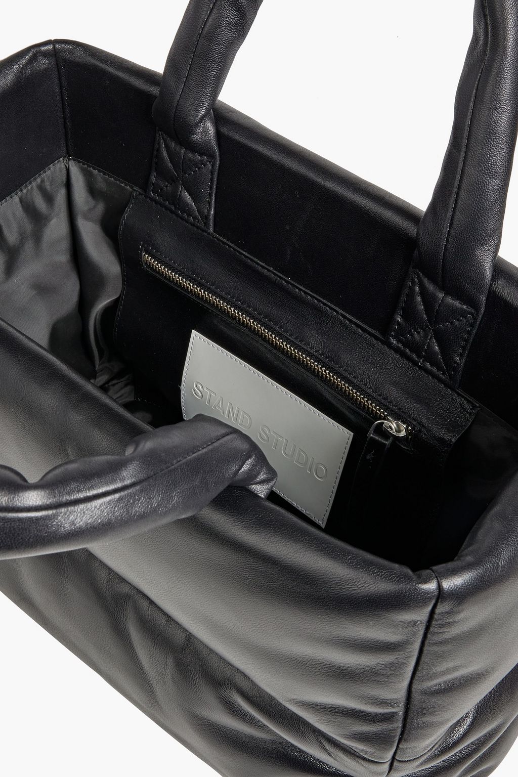 STAND STUDIO Daffy quilted leather tote
