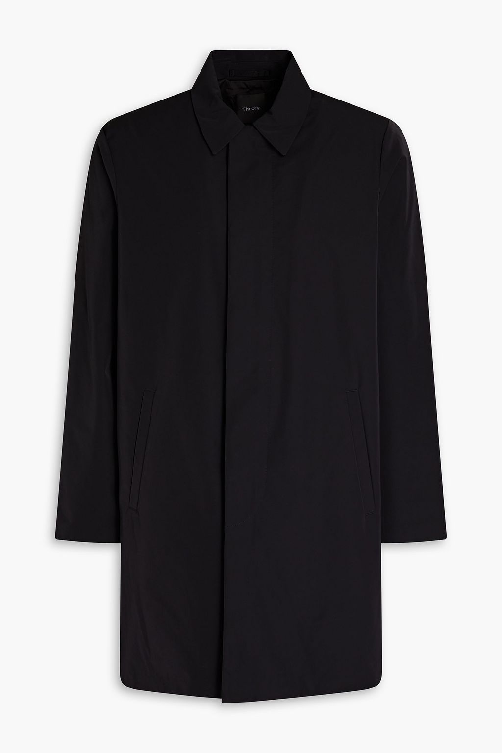 THEORY Twill coat | THE OUTNET