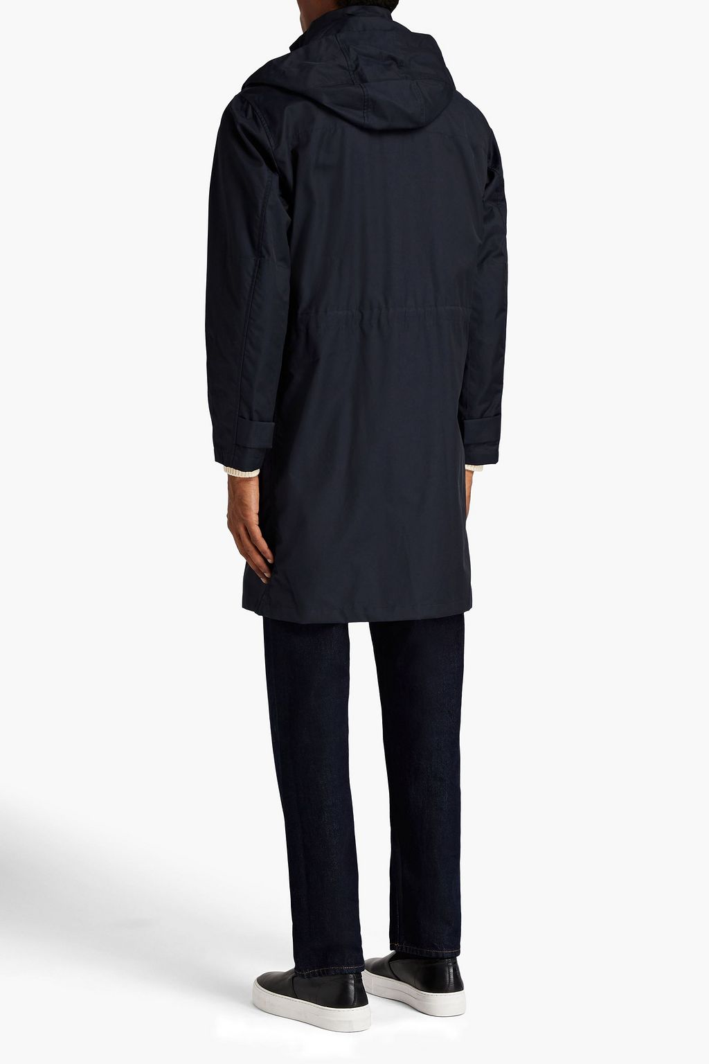 THEORY Rocky cotton-blend gabardine hooded parka