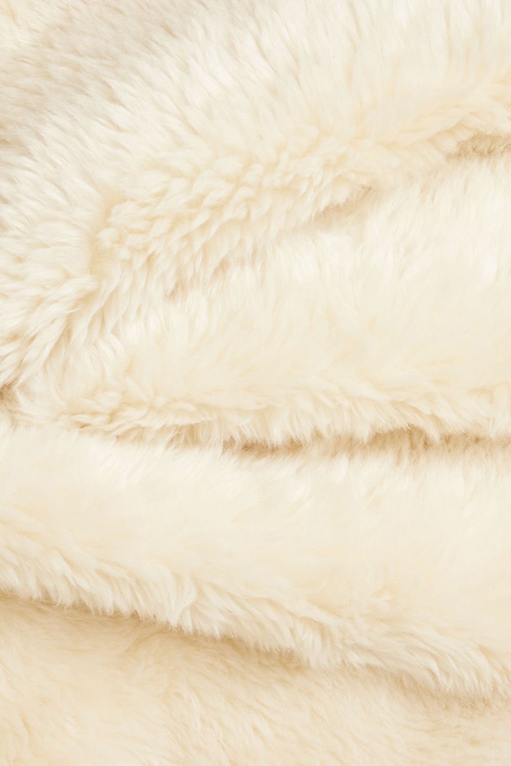 STAND STUDIO Jayla faux shearling scarf