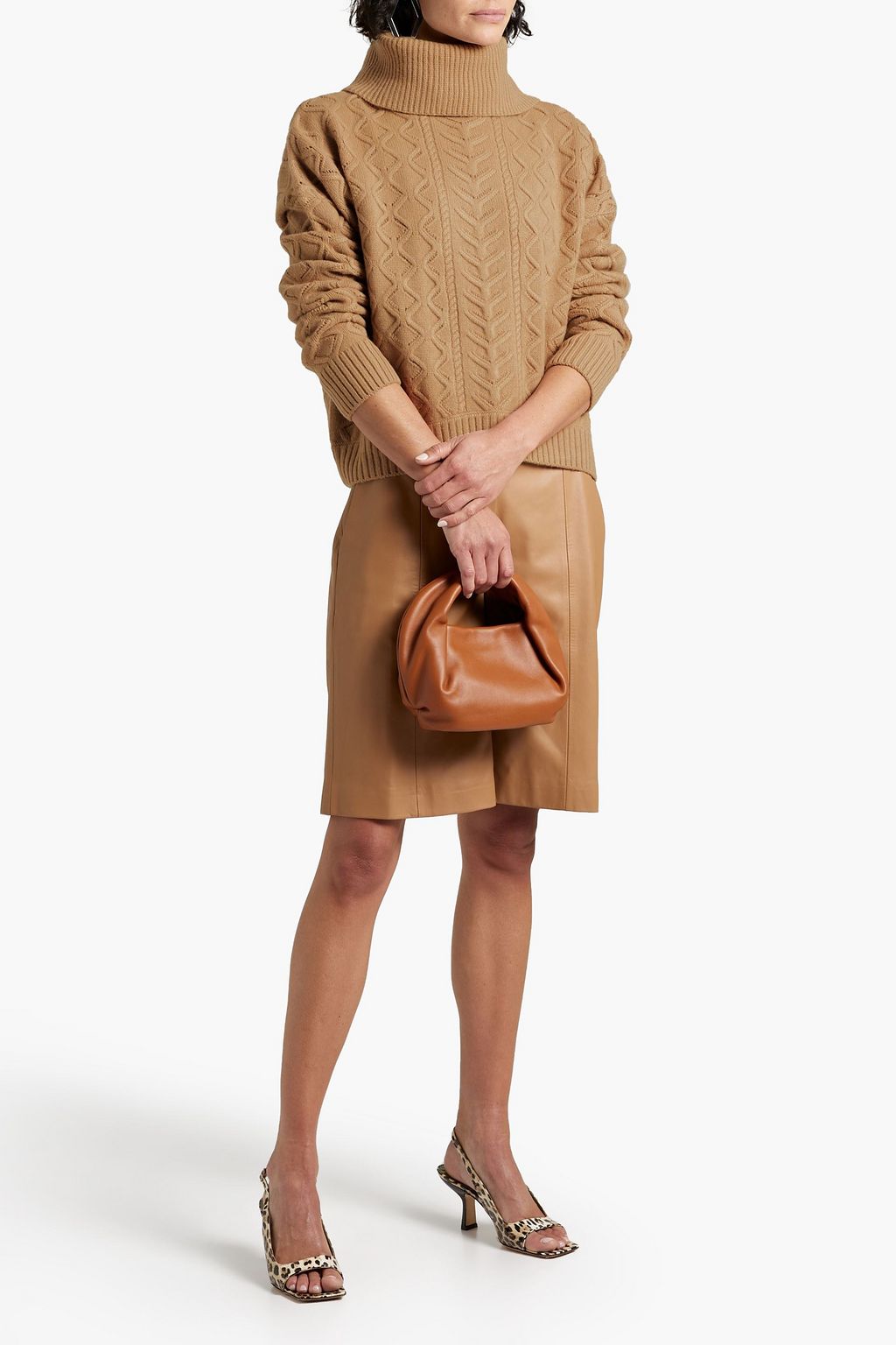 DIANE VON FURSTENBERG Dion cable-knit wool turtleneck sweater