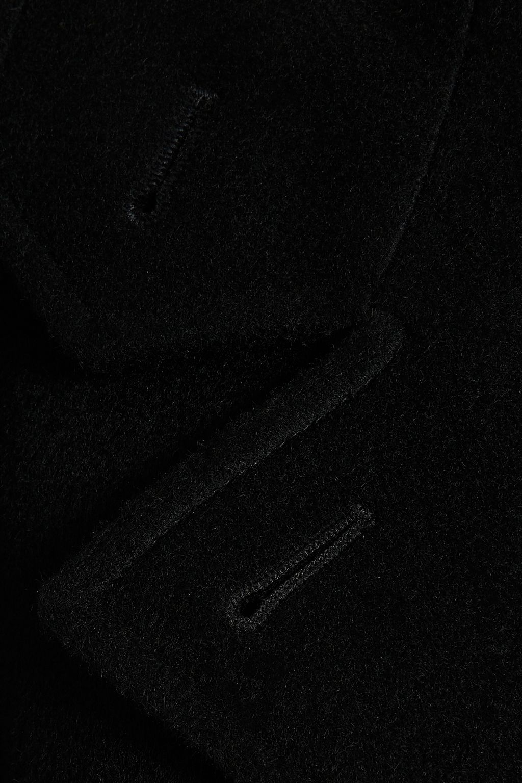 DIANE VON FURSTENBERG Fluted belted wool-felt coat