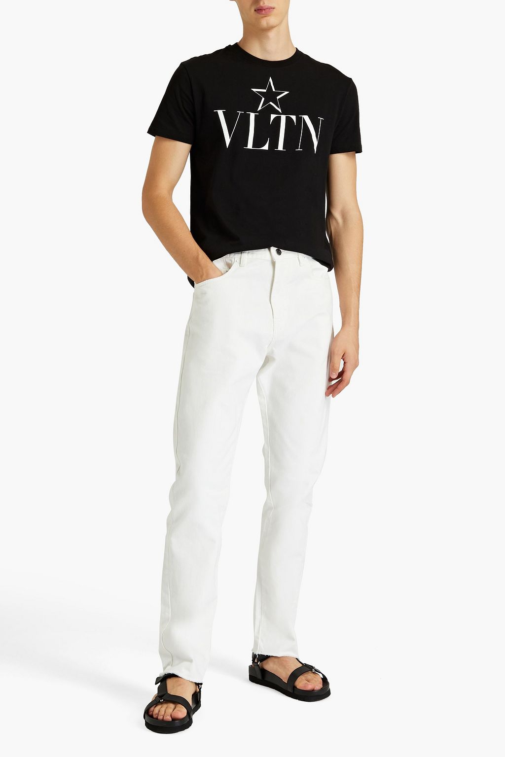 VALENTINO Logo-print cotton-jersey T-shirt