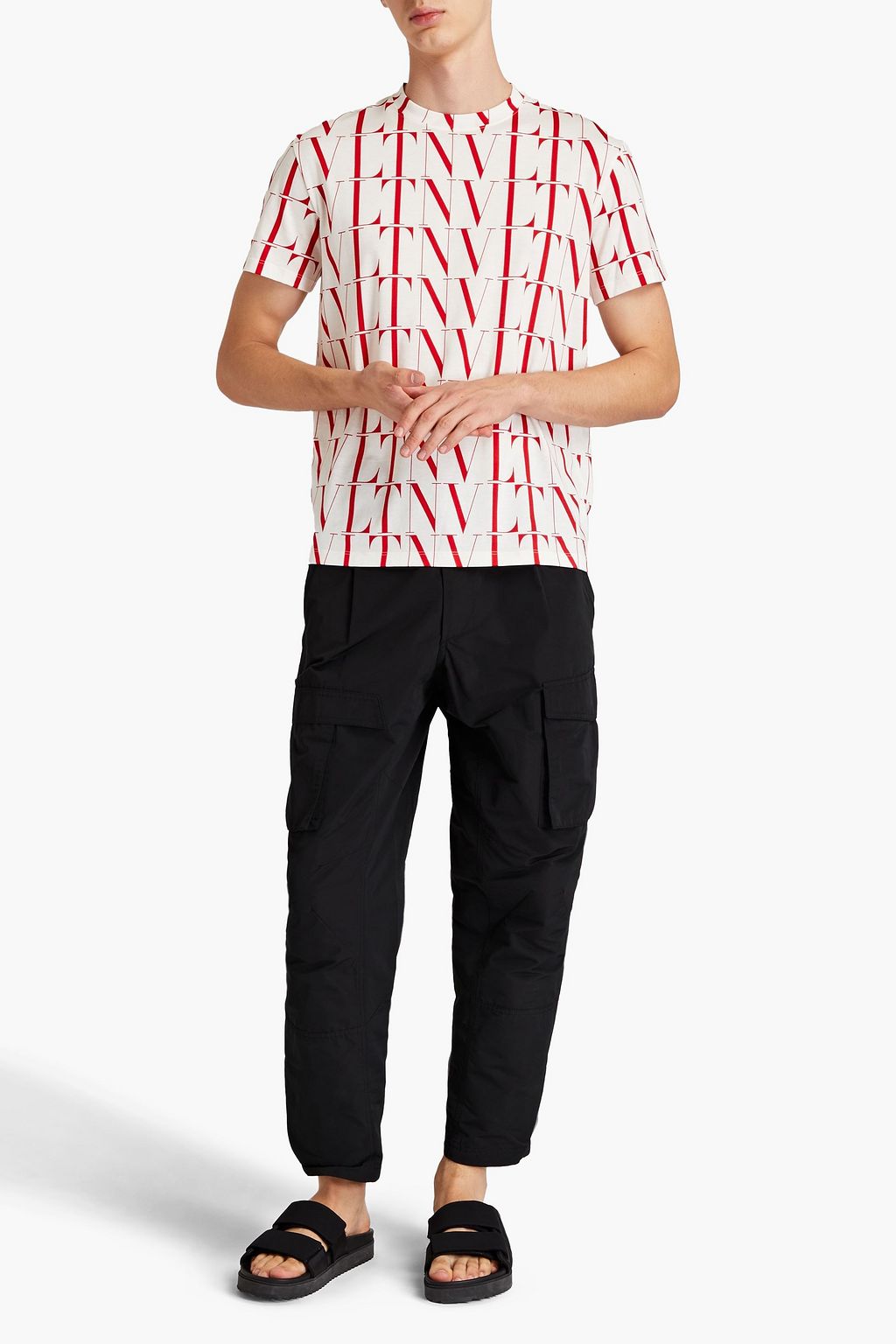 VALENTINO Logo-print cotton-jersey T-shirt