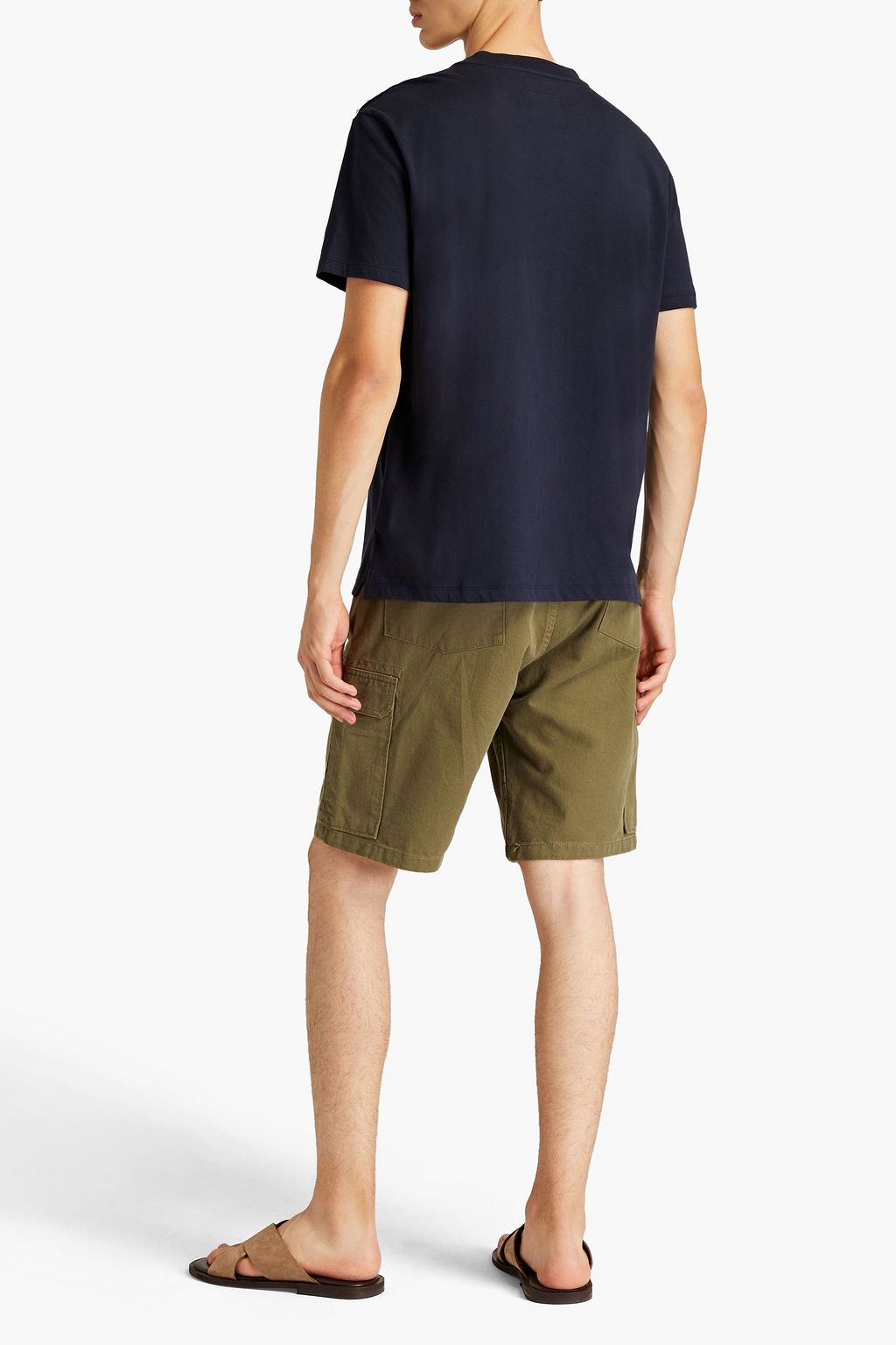 VALENTINO GARAVANI Studded cotton-jersey T-shirt