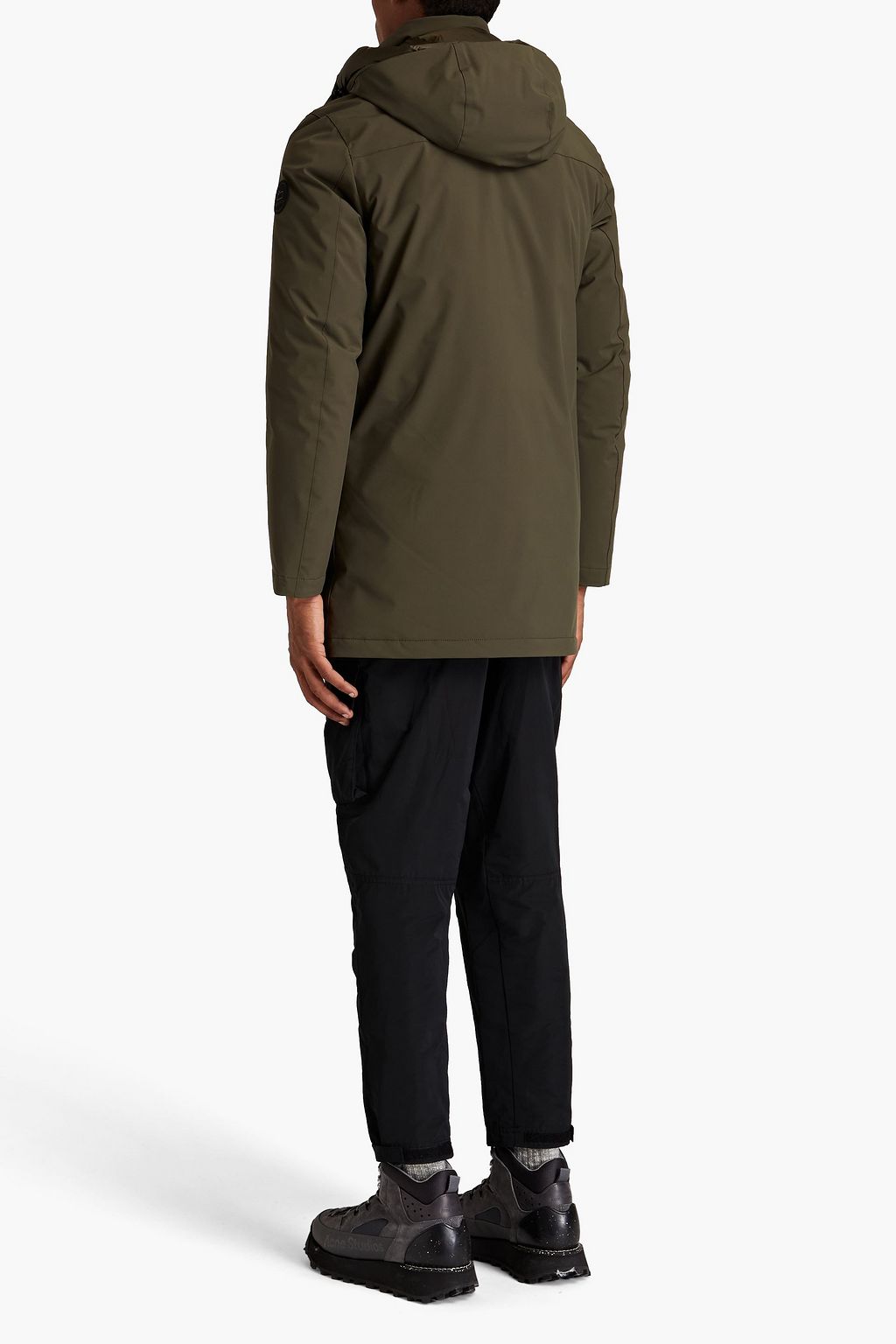 WOOLRICH Shell hooded down parka