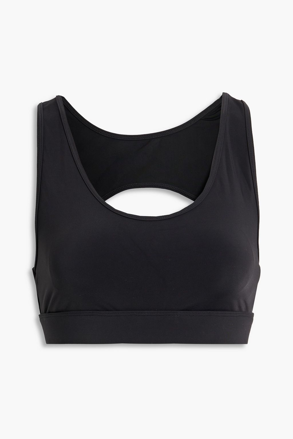 KORAL Evolve Blackout cutout stretch sports bra