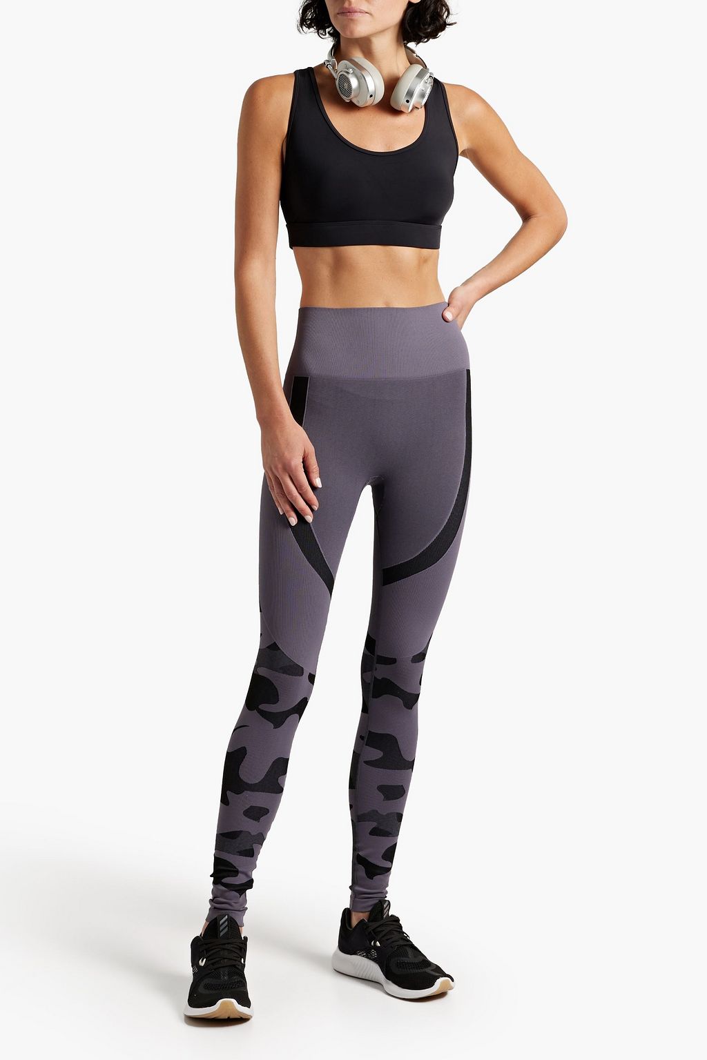 KORAL Camouflage print stretch leggings THE OUTNET