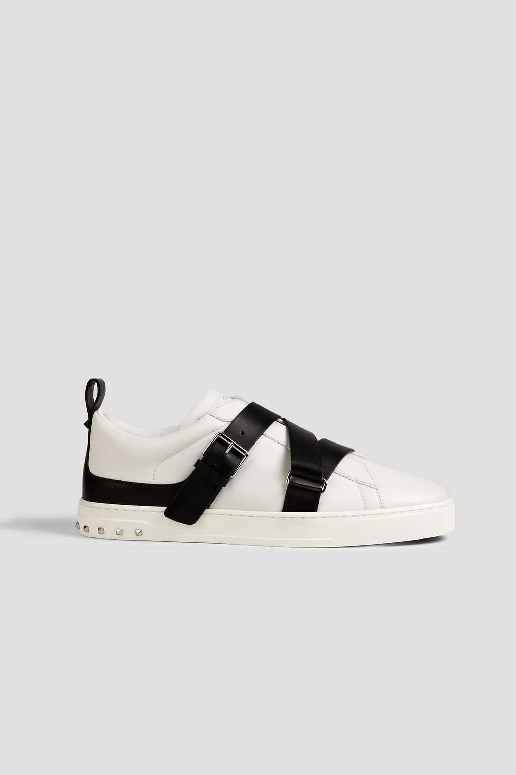 Talloos lava waterbestendig VALENTINO GARAVANI Rockstud V-Punk buckled leather sneakers | Sale up to  70% off | THE OUTNET