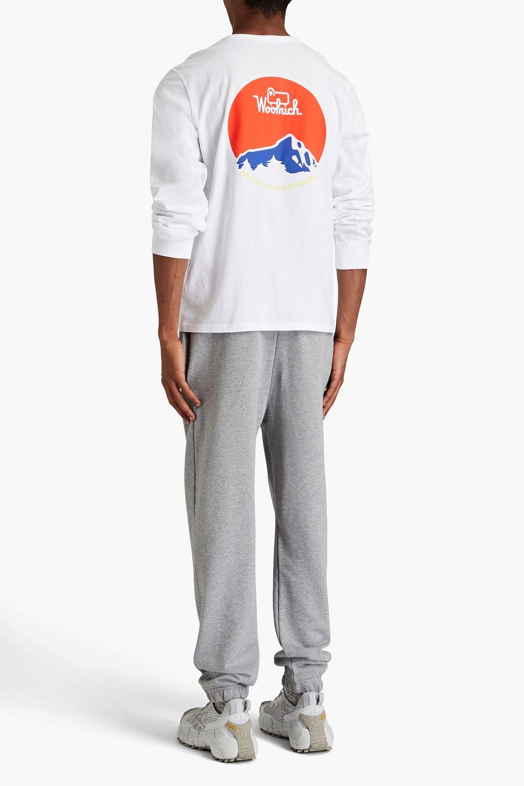 WOOLRICH Printed cotton-jersey T-shirt
