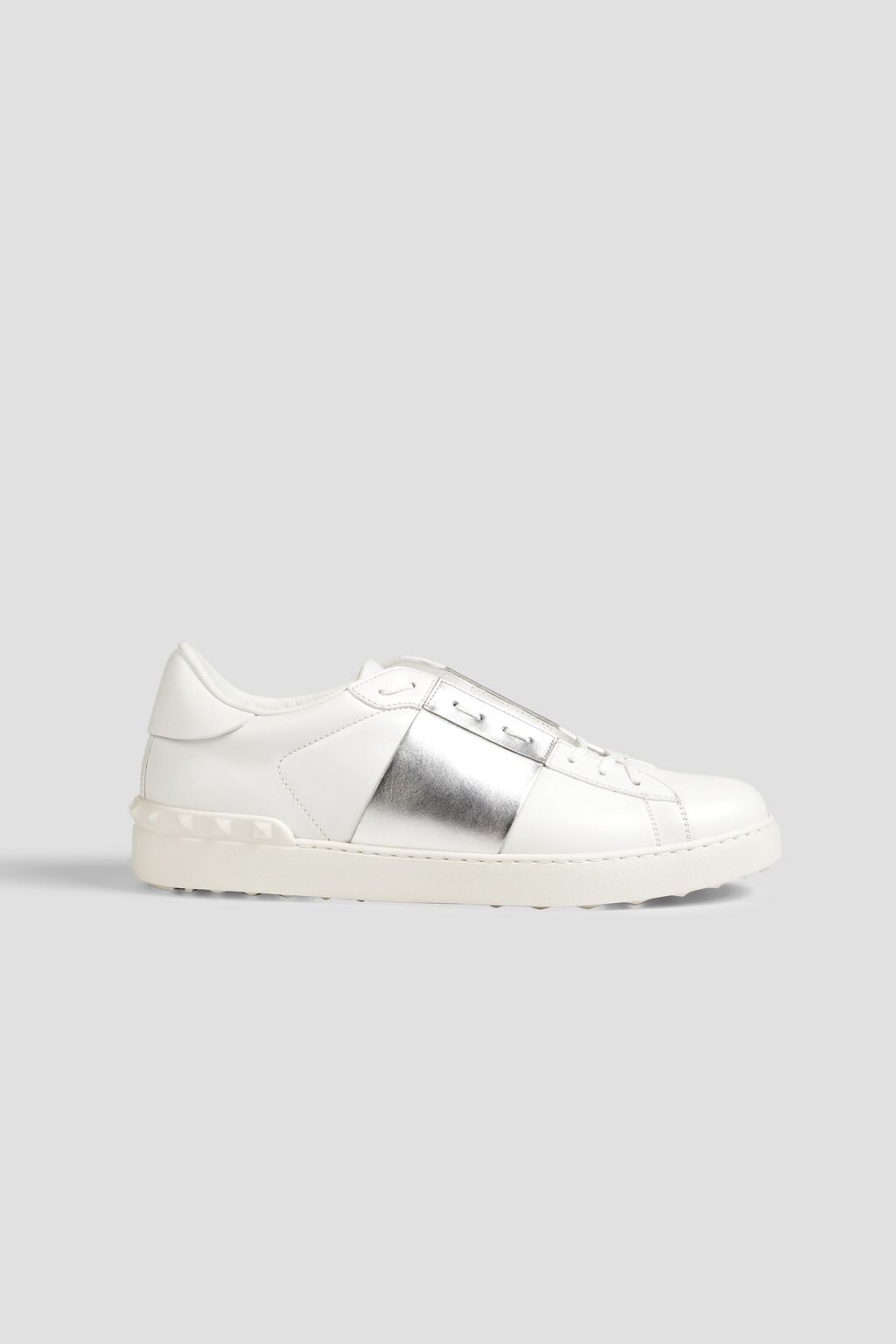 VALENTINO GARAVANI Rockstud Untitled leather sneakers | Sale to 70% off | THE OUTNET