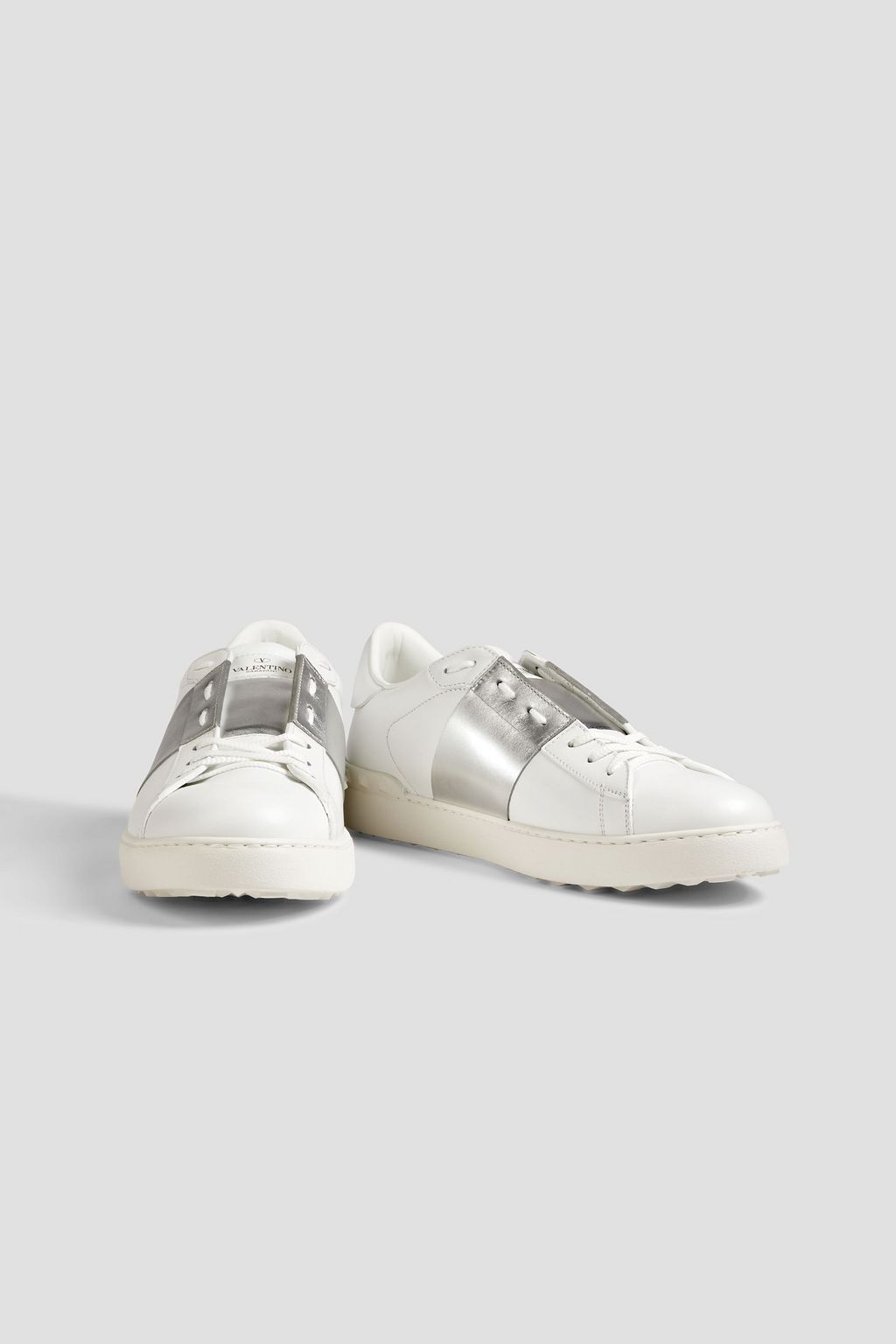 Læne filosof Tyranny VALENTINO GARAVANI Rockstud Untitled leather sneakers | Sale up to 70% off  | THE OUTNET