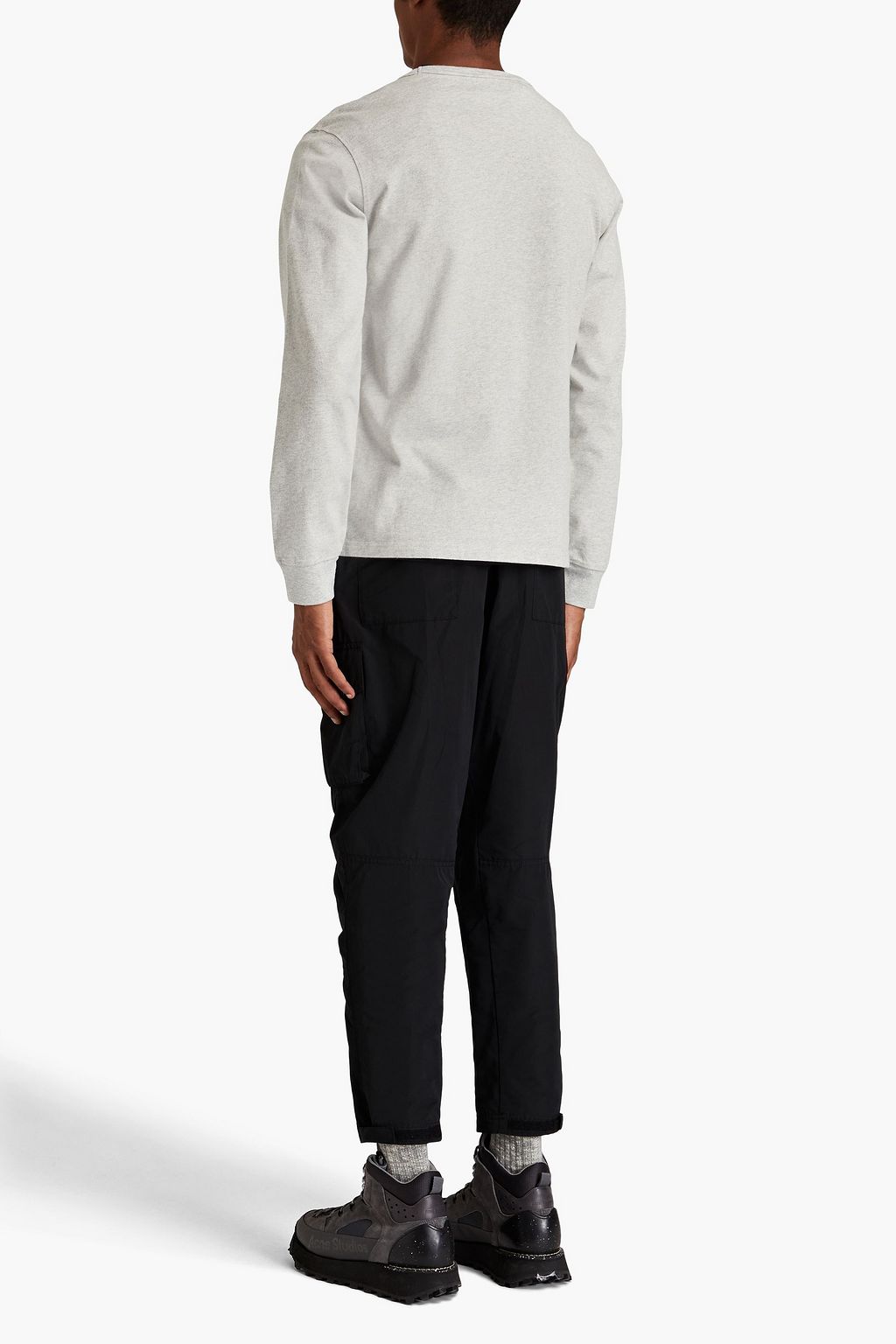 WOOLRICH Appliquéd cotton-jersey T-shirt