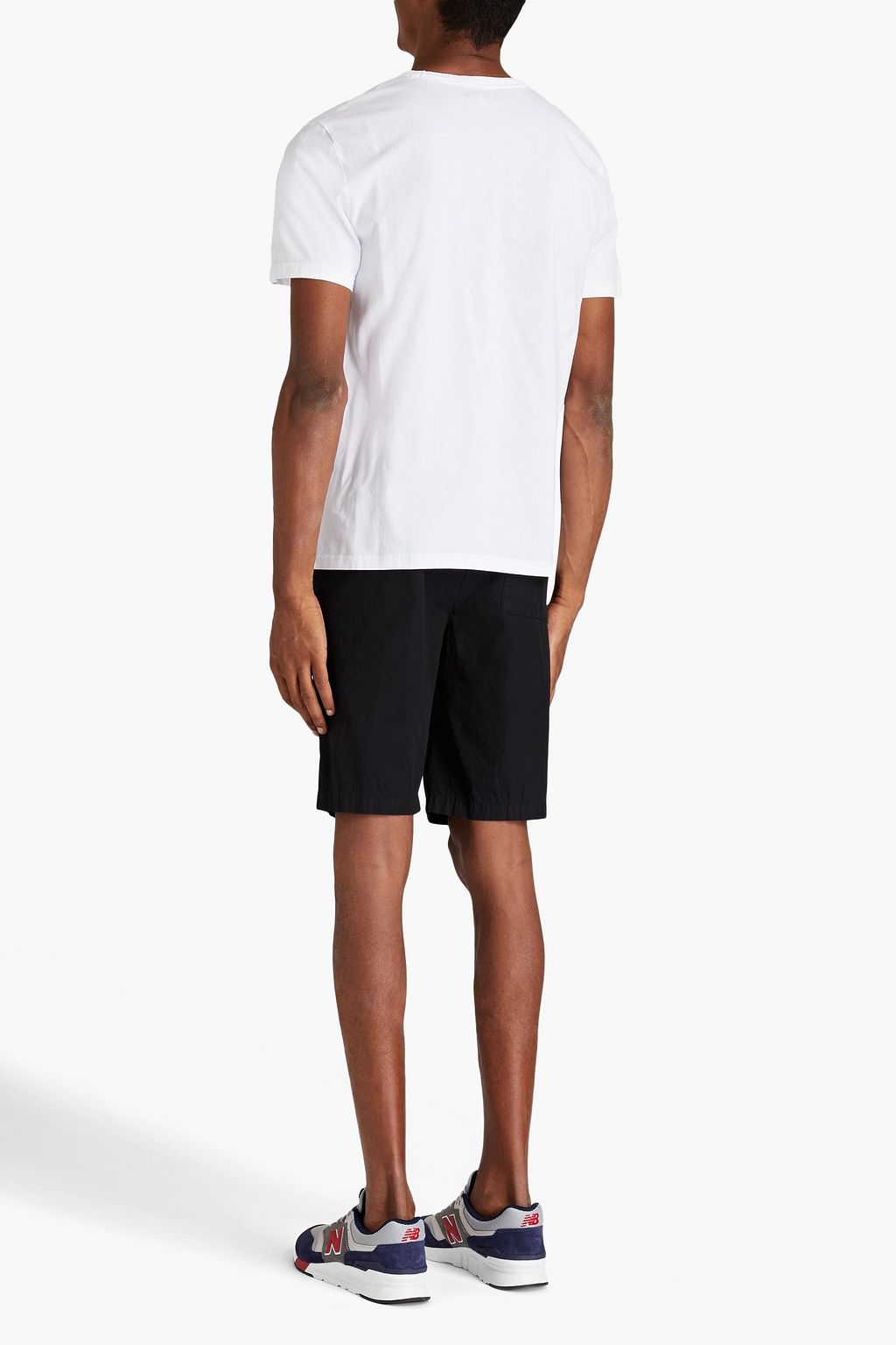 WOOLRICH Embroidered cotton-jersey T-shirt