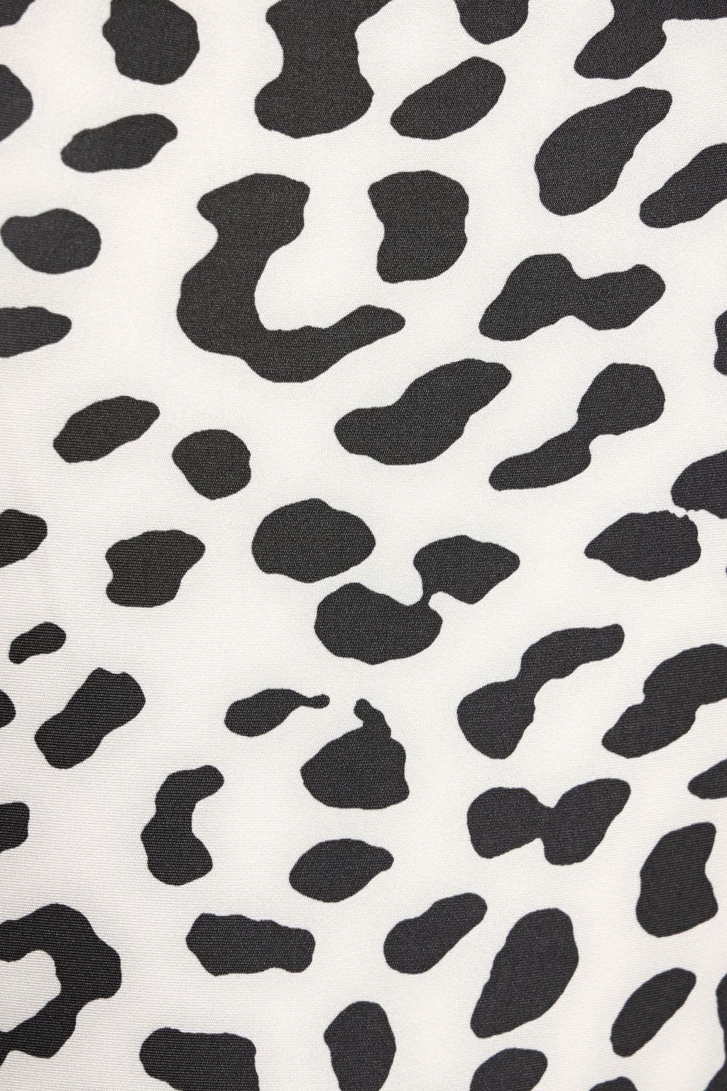 ALICE + OLIVIA Nelda leopard-print jersey jumpsuit