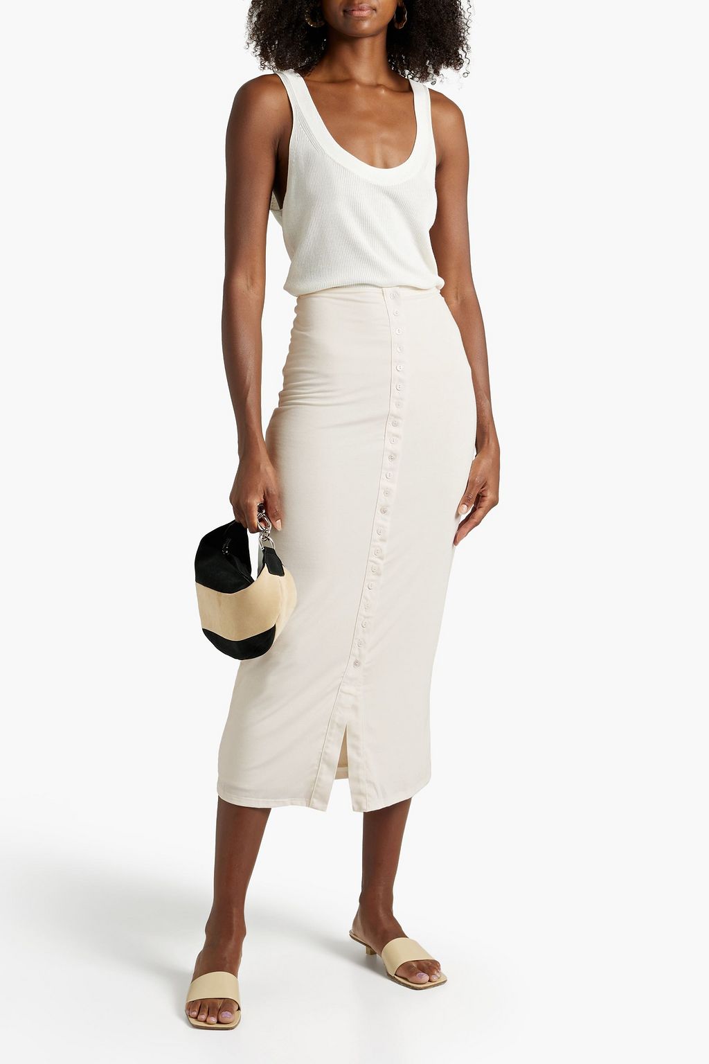 THE LINE BY K Spazzi jersey midi skirt