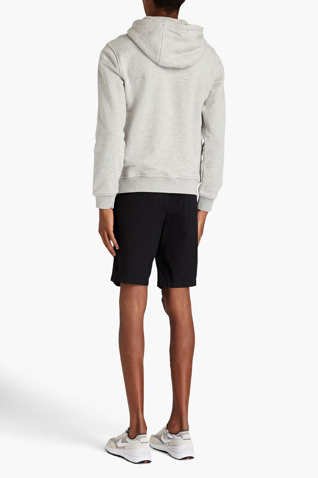 WOOLRICH French cotton-blend terry hoodie