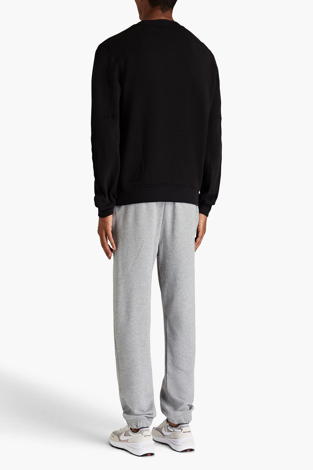 WOOLRICH Embroidered cotton-fleece sweatshirt