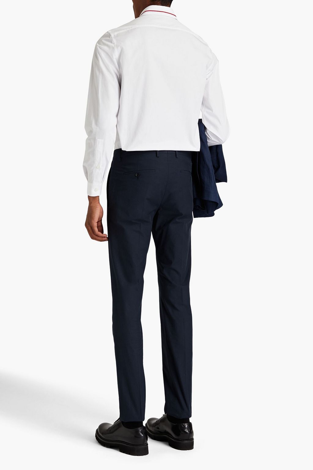 VALENTINO GARAVANI Embellished cotton-poplin shirt