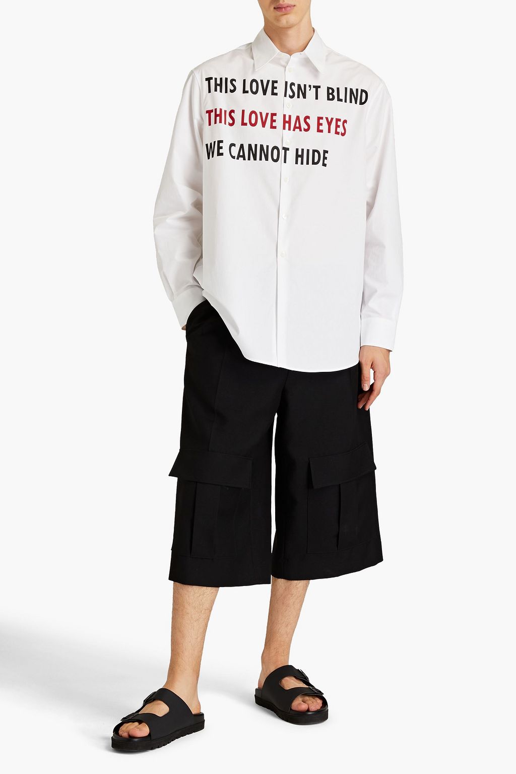 VALENTINO GARAVANI Printed cotton-poplin shirt