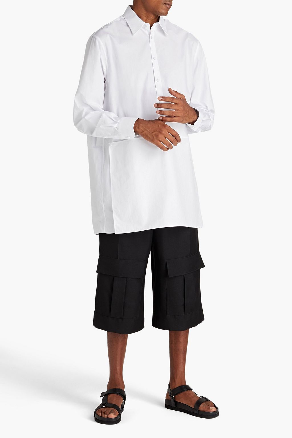 VALENTINO Cotton-poplin shirt