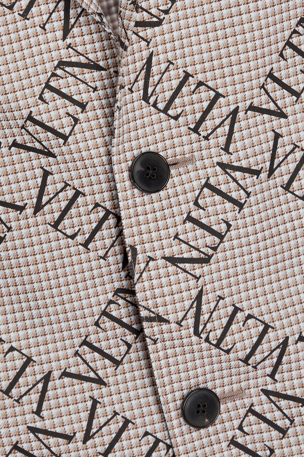 VALENTINO GARAVANI Wool-jacquard suit jacket
