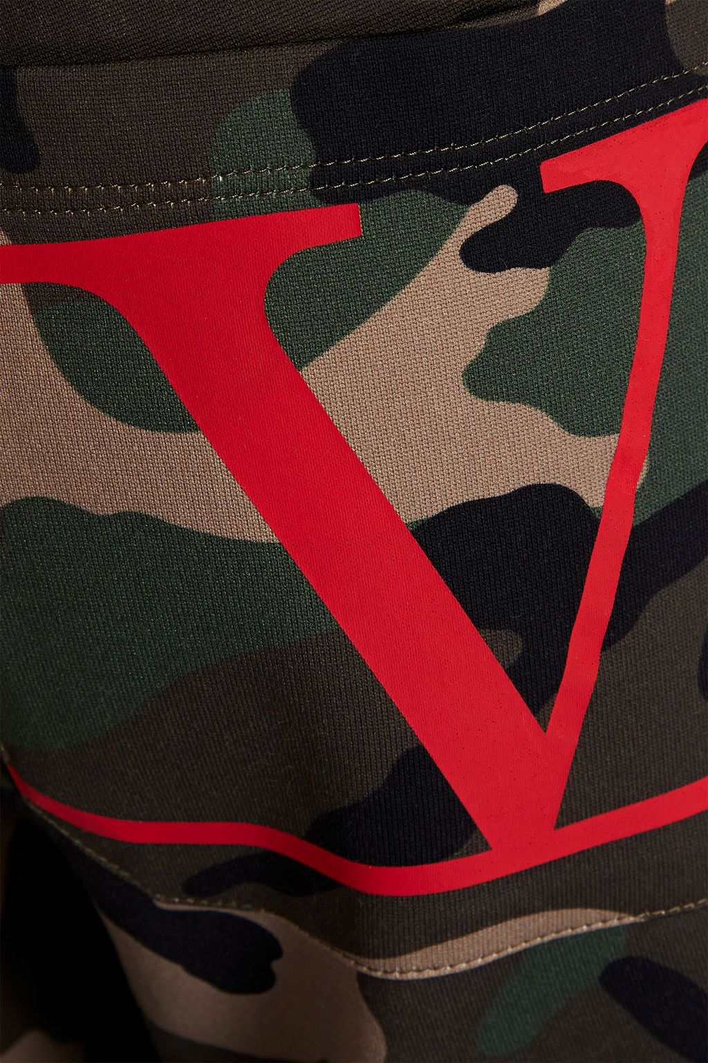 VALENTINO GARAVANI Camouflage-print jersey sweatpants