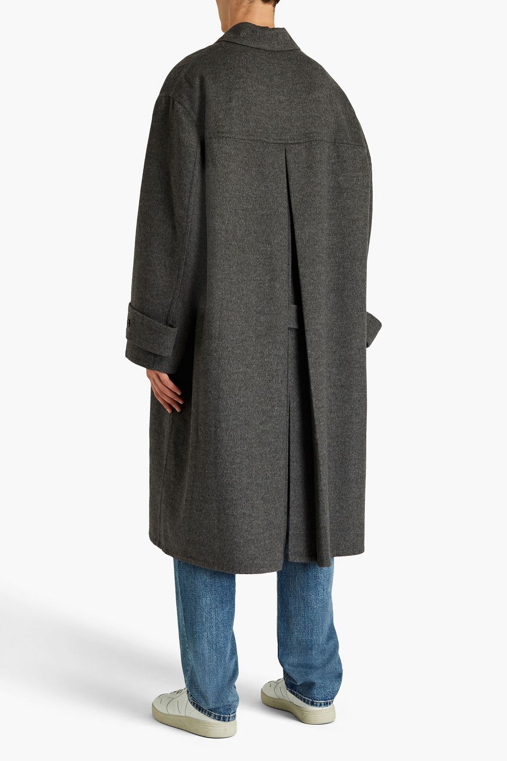 VALENTINO GARAVANI Oversized brushed wool and cashmere-blend felt coat