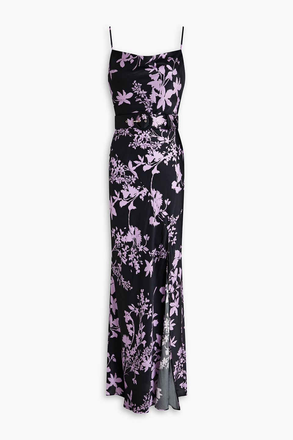 nicholas silk maxi dress Nicholas the Label Women's Fabiana Cowlneck Satin Maxi Dress - Ivory