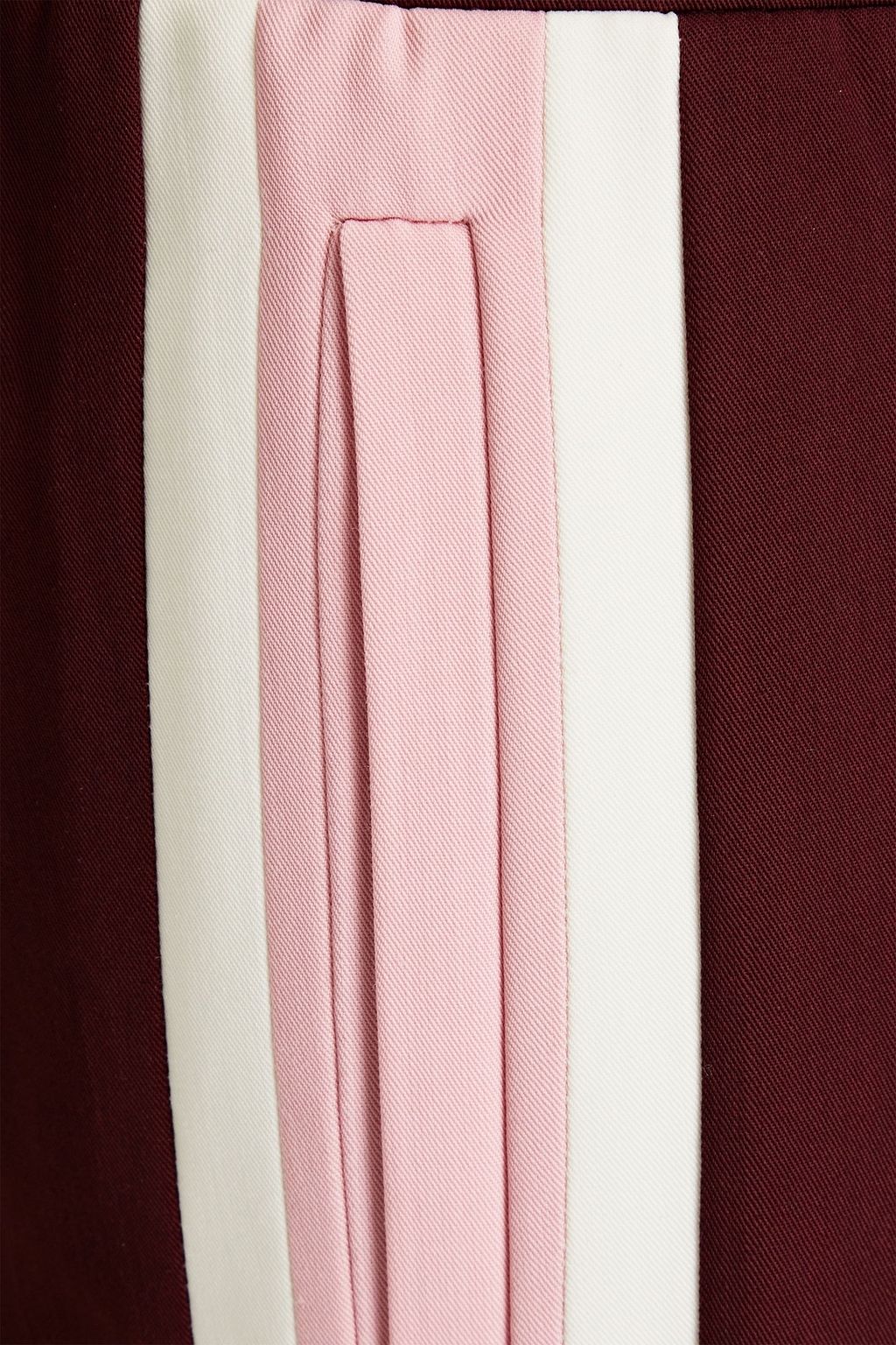 VALENTINO GARAVANI Striped wool-twill track pants