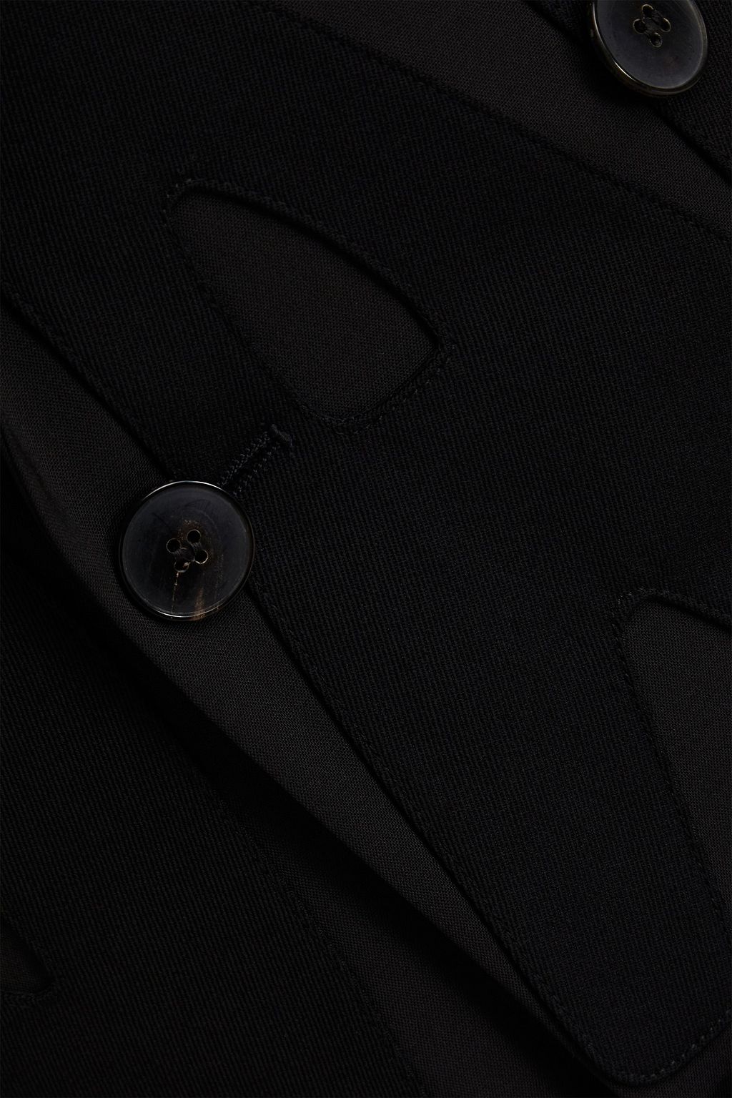 VALENTINO GARAVANI Double-breasted appliquéd woven blazer