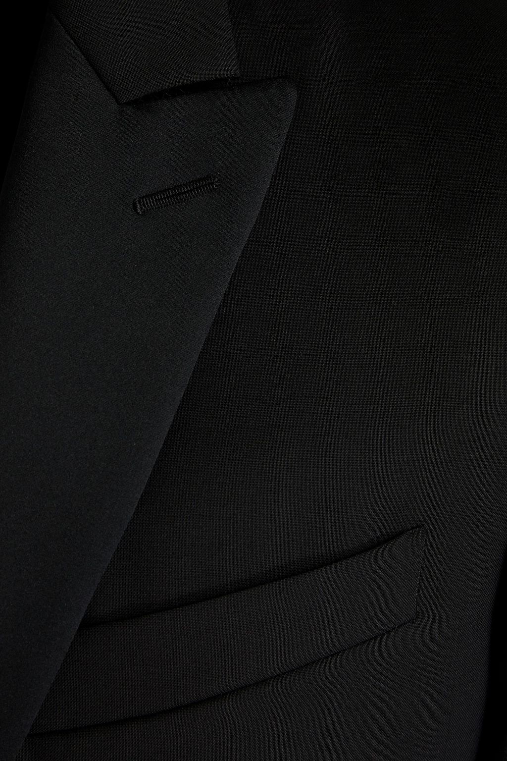 VALENTINO GARAVANI Wool and mohair-blend tuxedo jacket