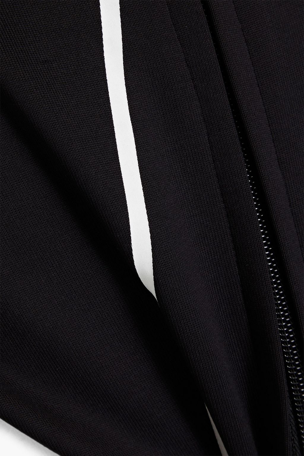 VALENTINO Logo-print stretch-ponte zip-up jacket