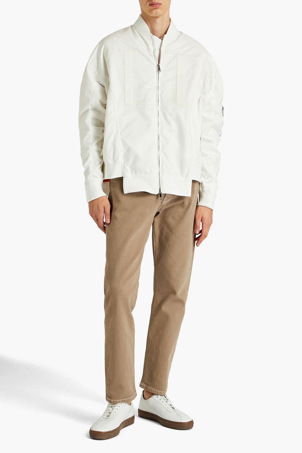 VALENTINO GARAVANI Embossed twill bomber jacket