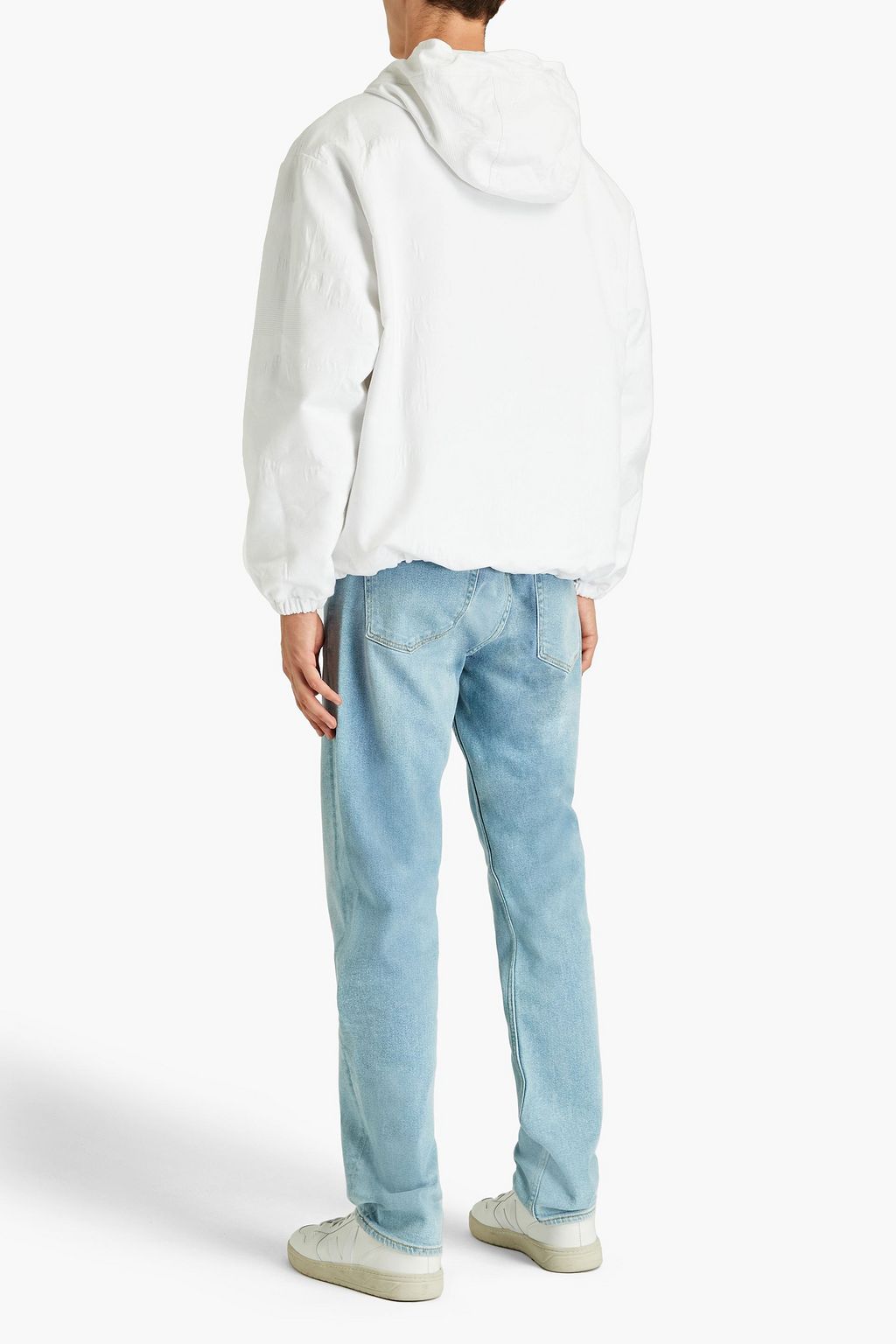 VALENTINO GARAVANI Printed cotton-blend jacquard hooded jacket