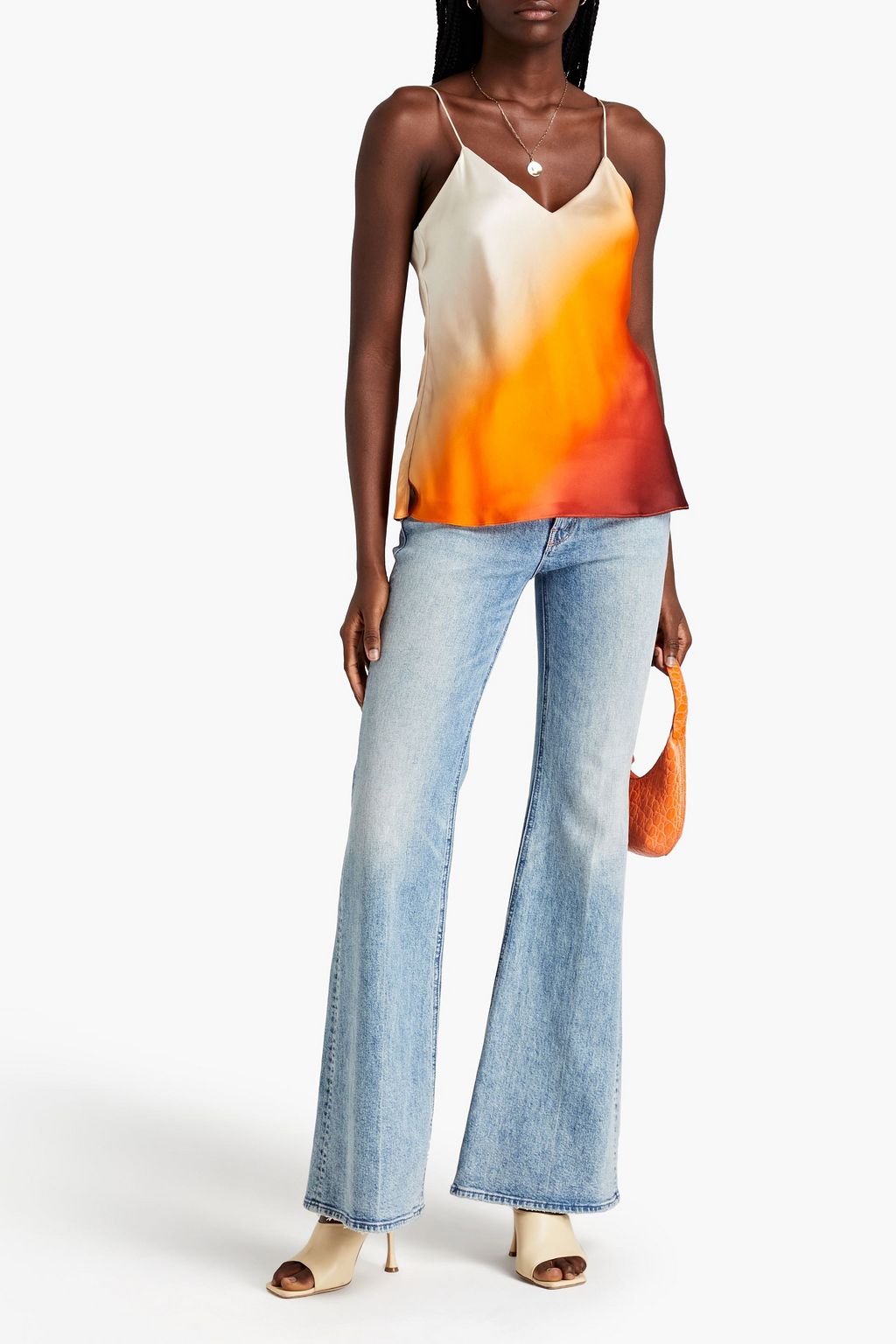 CAMI NYC Raine dégradé silk-satin camisole
