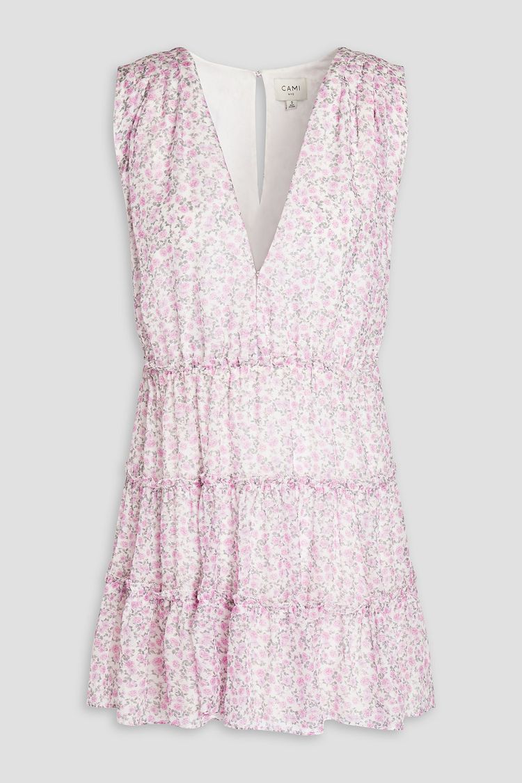CAMI NYC Egle floralprint silkchiffon mini dress THE