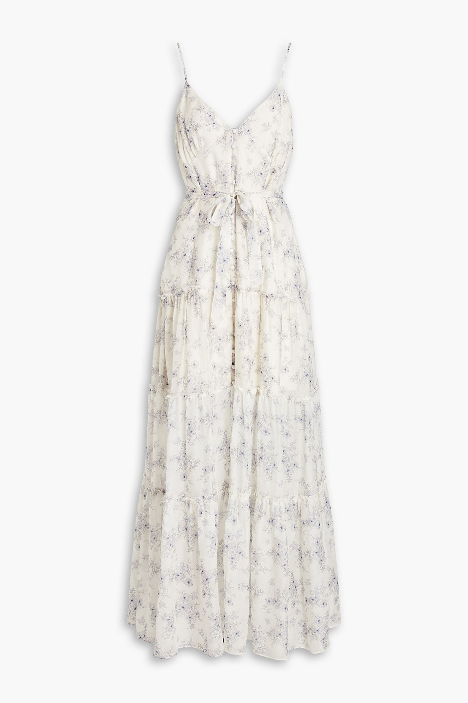 Cami NYC Naria tiered floral-print silk crepe de chine maxi dress