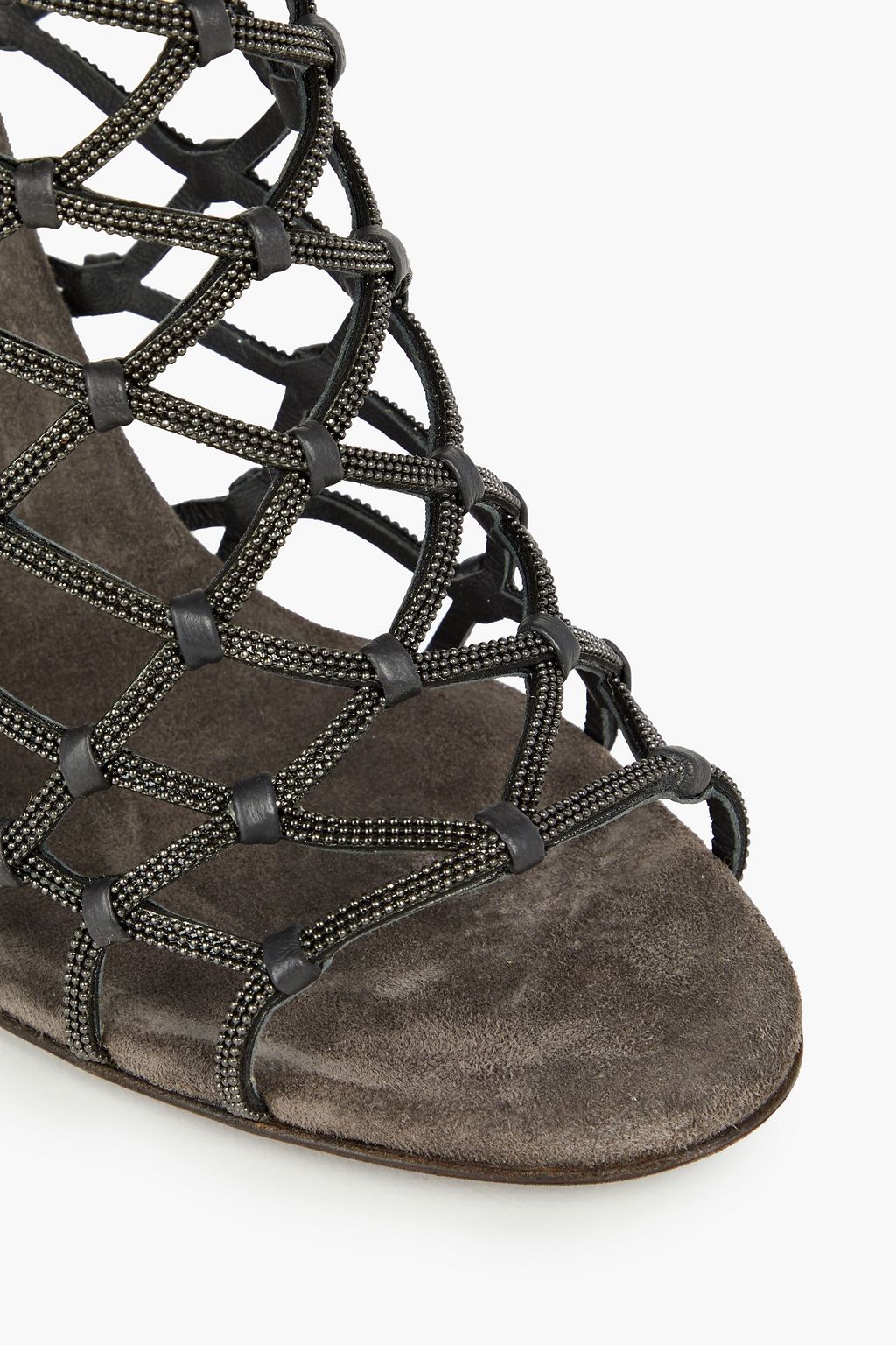 BRUNELLO CUCINELLI Bead-embellished sandals