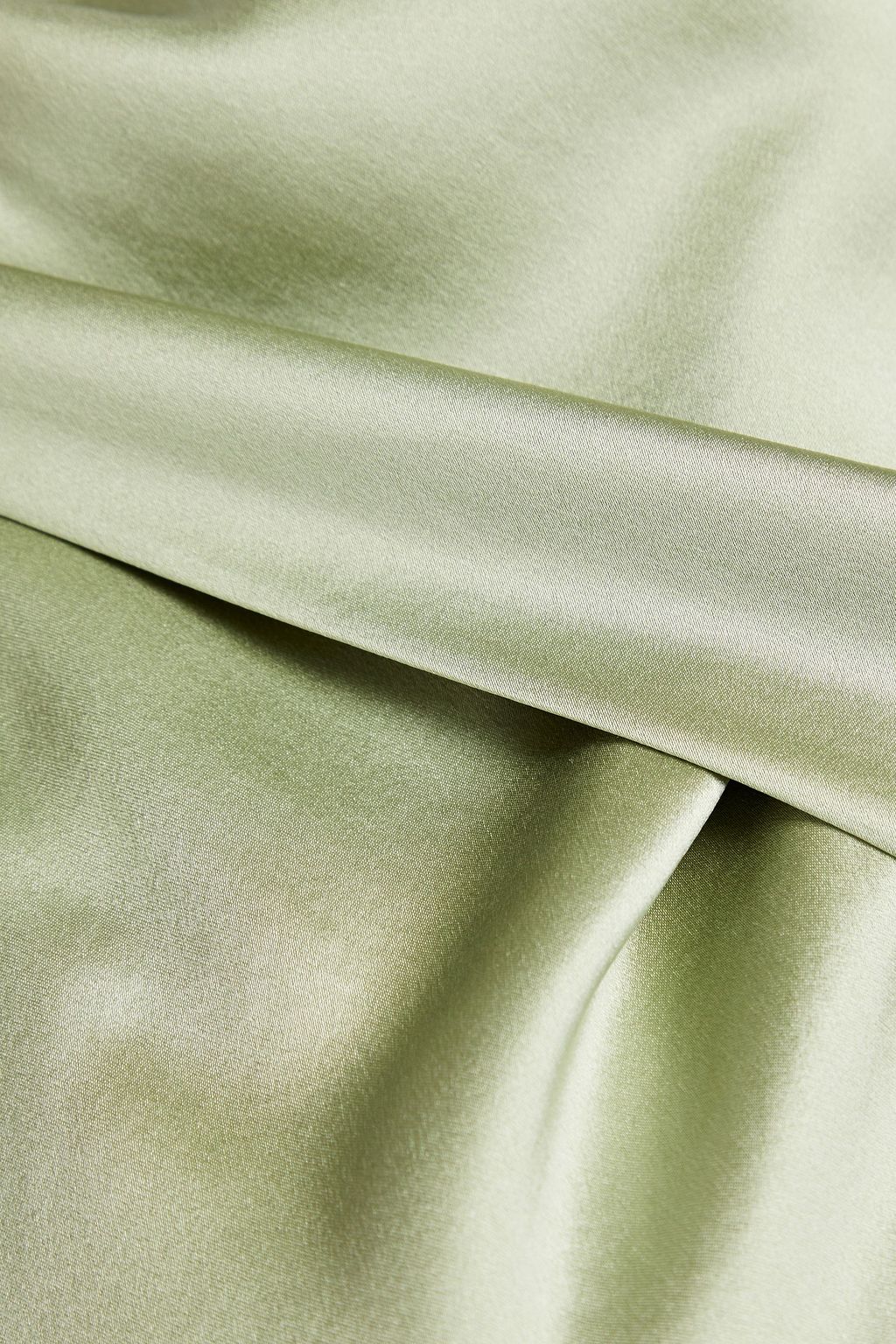 NICHOLAS Silk-satin halterneck midi dress