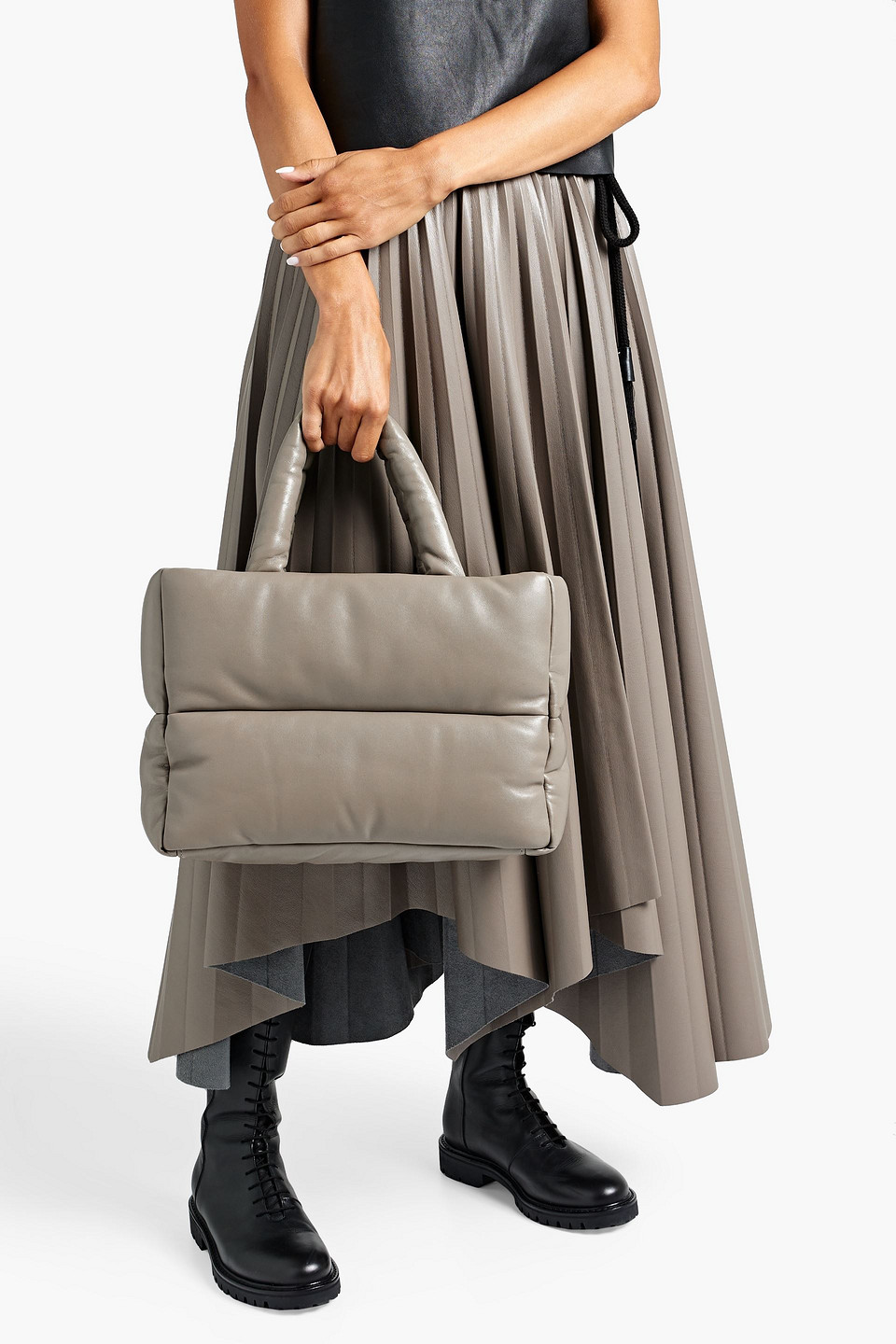 STAND STUDIO DAFFY QUILTED LEATHER TOTE