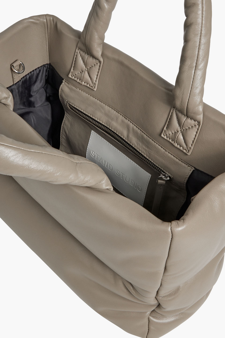 STAND STUDIO DAFFY QUILTED LEATHER TOTE