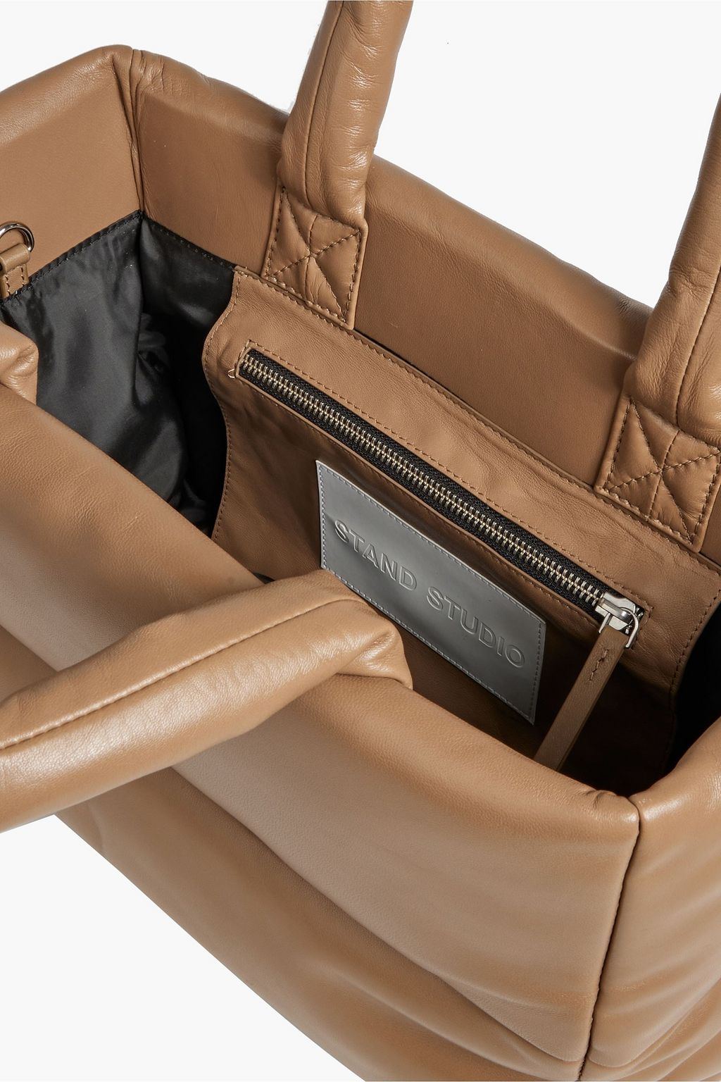 STAND STUDIO Daffy quilted leather tote