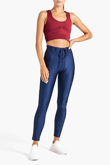 TWENTY MONTRÉAL Stretch-jacquard sports bra