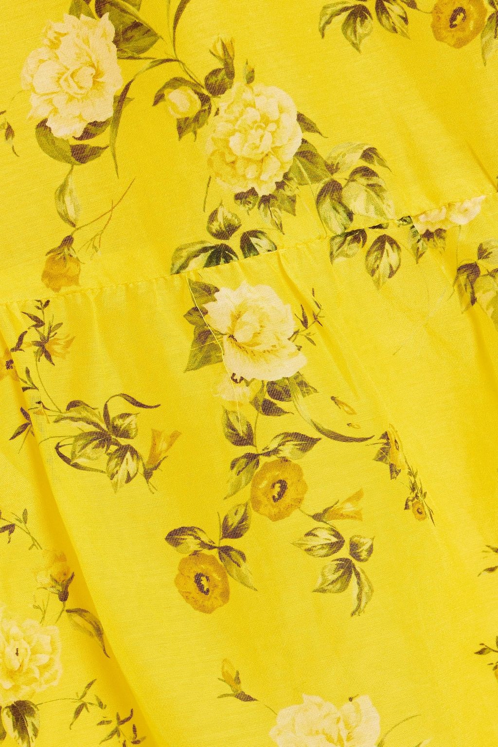 ALICE + OLIVIA توب ’ألتا’ من الفوال المصنوع من مزيج الحرير والقطن مزين بطبعات على شكل زهور